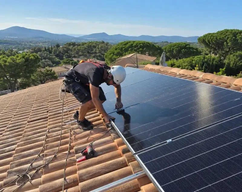 Installateur panneaux solaires Érôme — pose photovoltaïque sur toiture