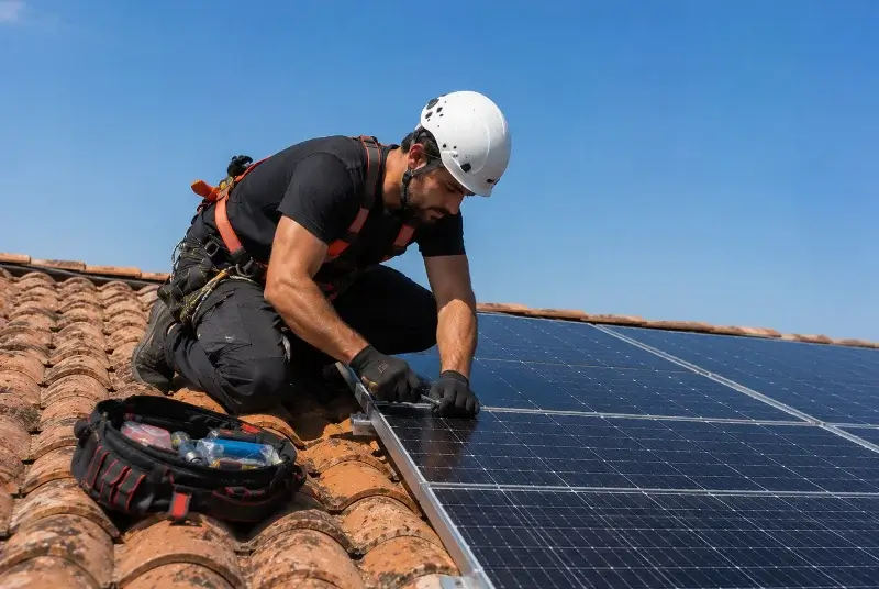 Maintenance et monitoring de panneaux solaires à Érôme
